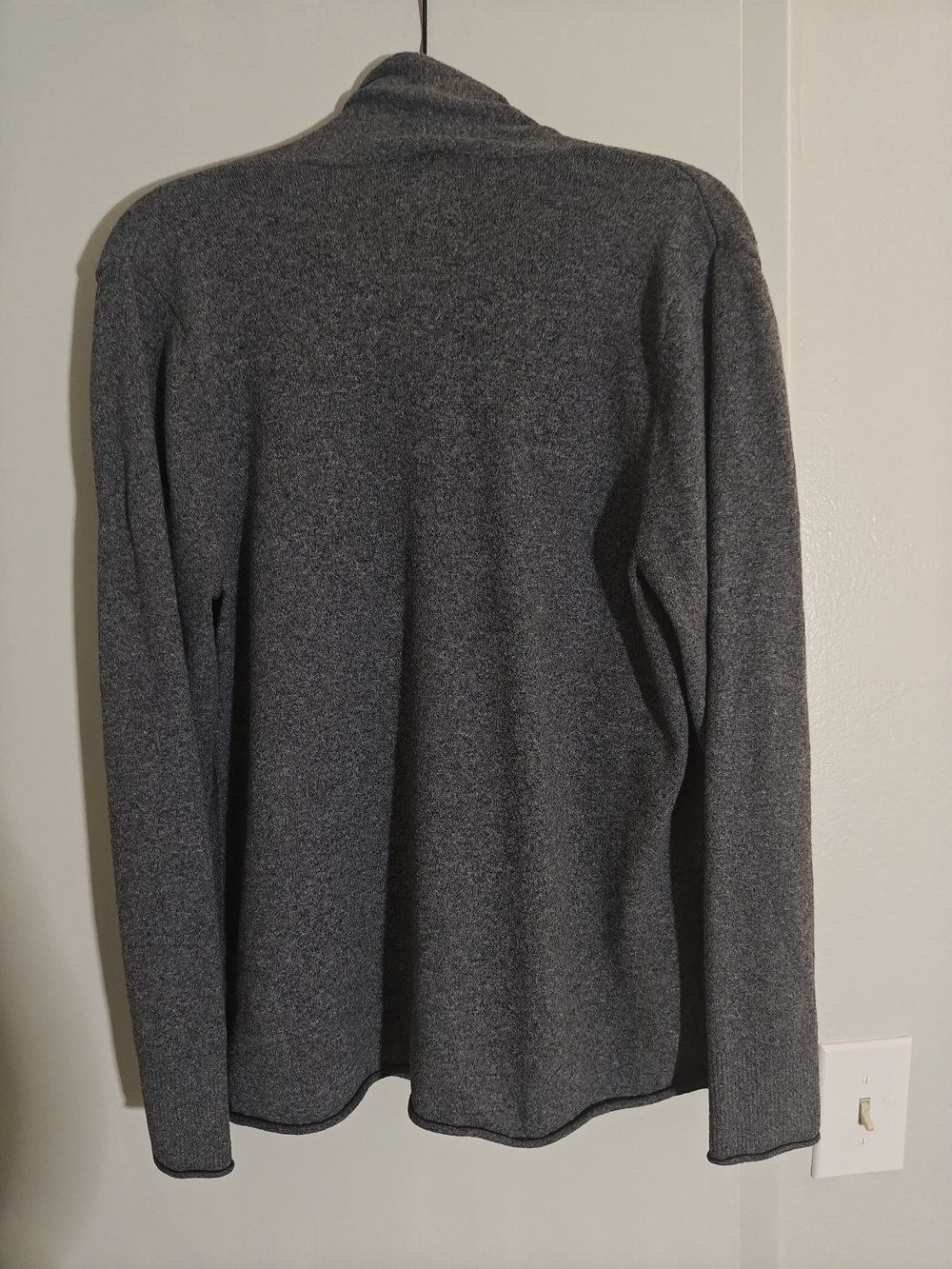 croft & barrow Heather Charcoal Open-Front Cardigan medium - Picture 2 of 5